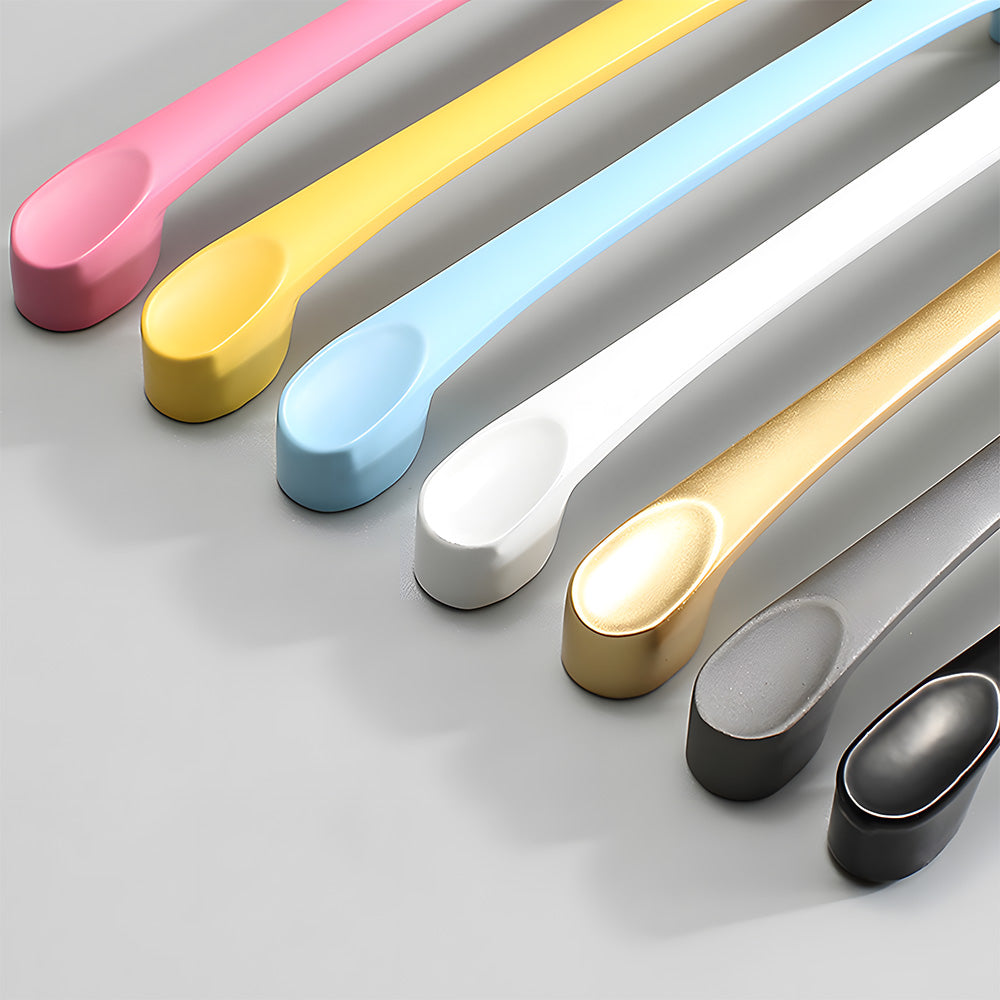 Aluminium D Cupboard Handles & Knobs for Children's Rooms
