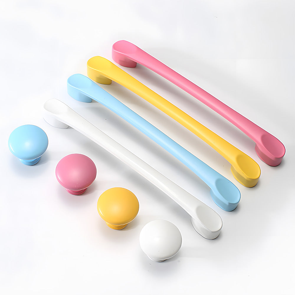 Aluminium D Cupboard Handles & Knobs for Children's Rooms