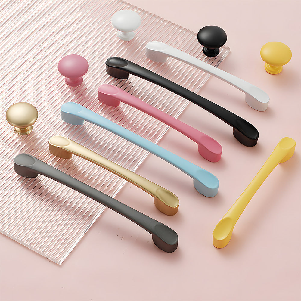 Aluminium D Cupboard Handles & Knobs for Children's Rooms