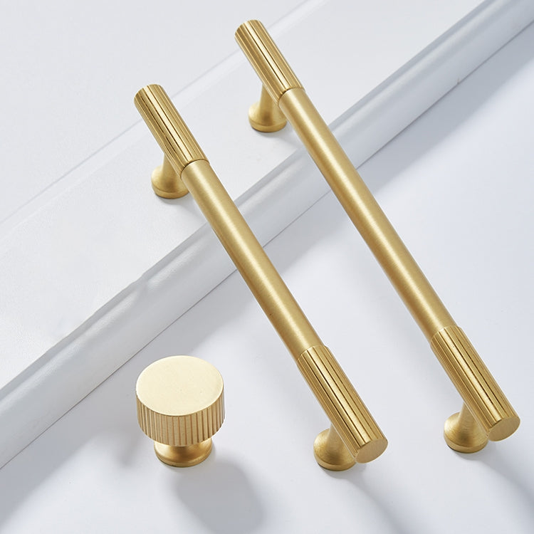 Antique-Style Knurled T-Bar Cupboard Handles and Knobs