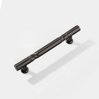 Antique-Style T-Bar Cupboard Handles and Knobs with Twisted Bands