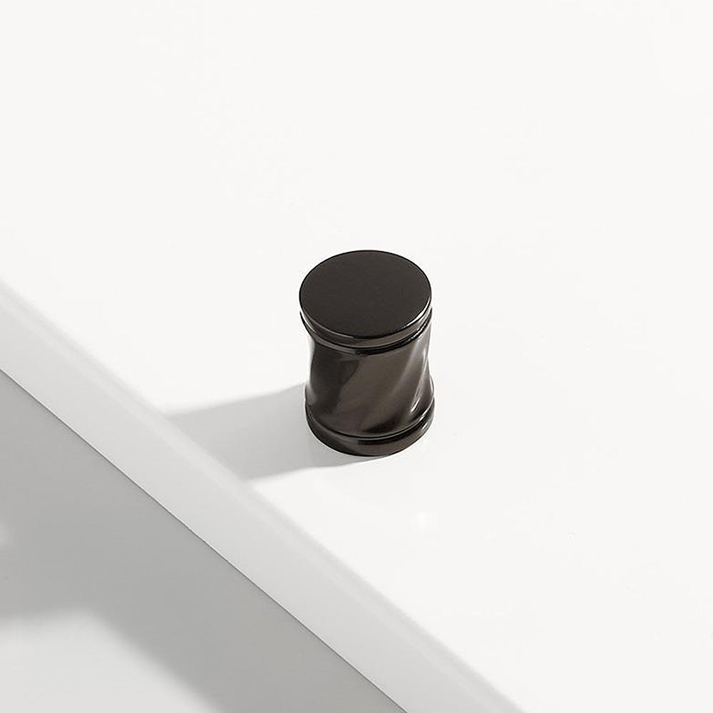 Antique-Style T-Bar Cupboard Handles and Knobs with Twisted Bands