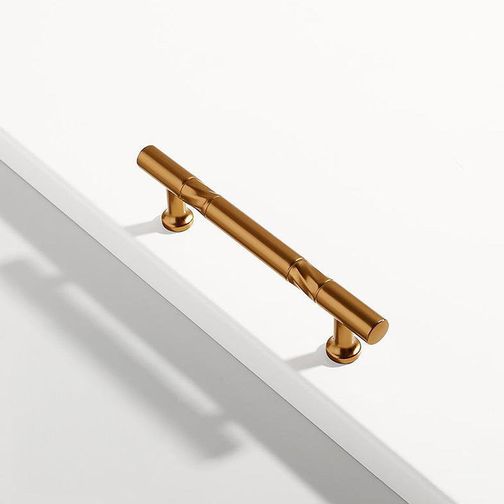 Antique-Style T-Bar Cupboard Handles and Knobs with Twisted Bands