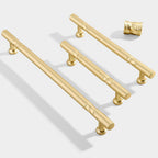 Antique-Style T-Bar Cupboard Handles and Knobs with Twisted Bands