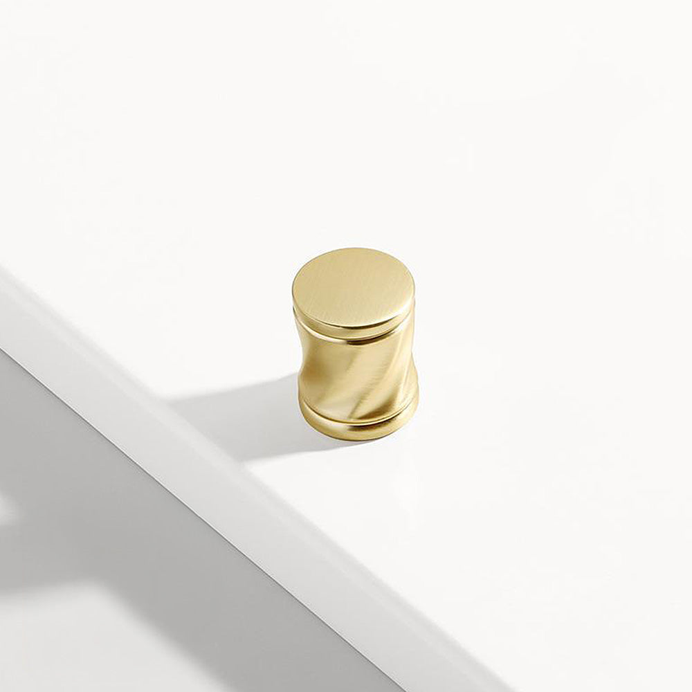 Antique-Style T-Bar Cupboard Handles and Knobs with Twisted Bands