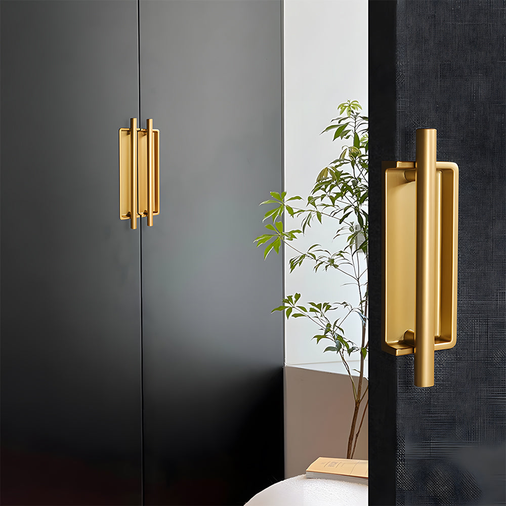 Art Deco Recessed Bar Cupboard Handles