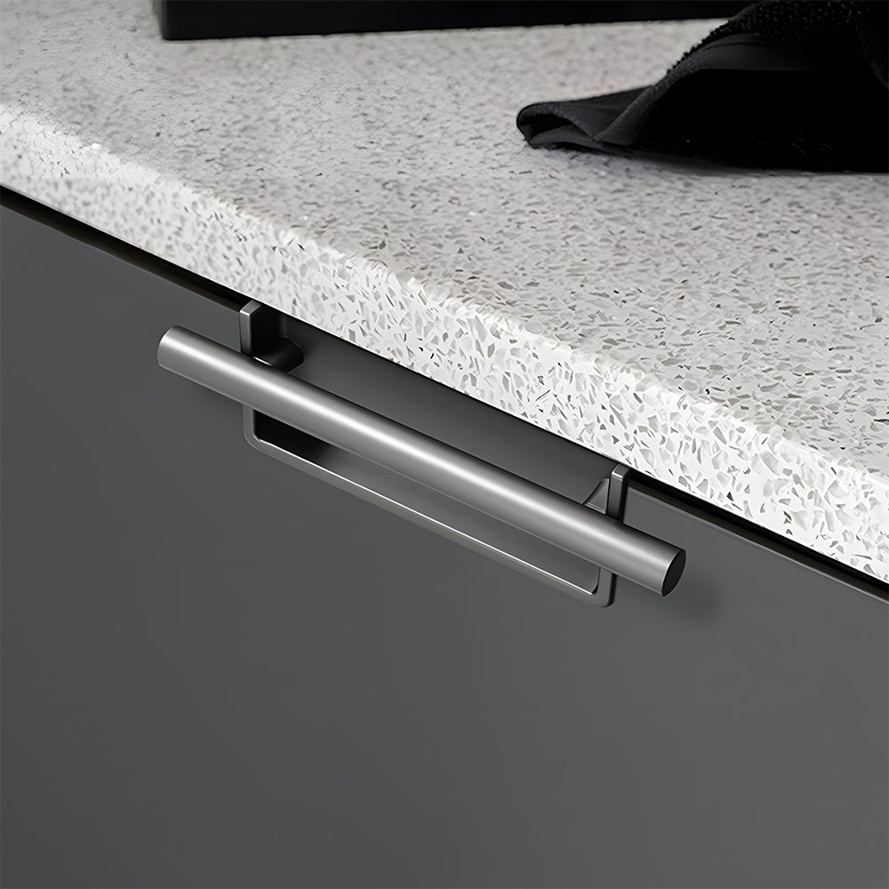 Art Deco Recessed Bar Cupboard Handles