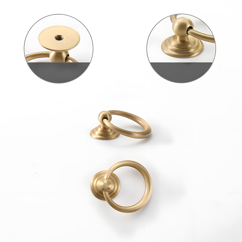 Art Deco Reeded Brass Bar Cupboard Handles, Knobs & Ring Pulls