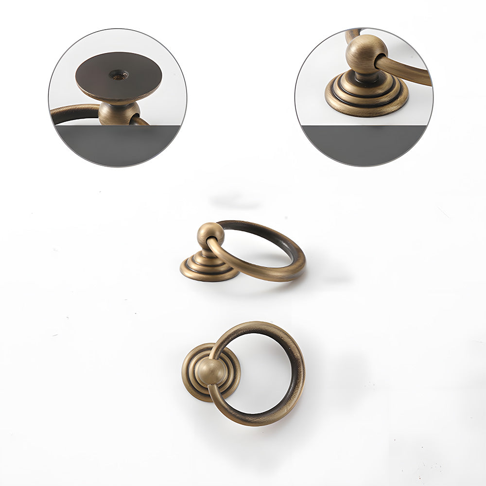 Art Deco Reeded Brass Bar Cupboard Handles, Knobs & Ring Pulls