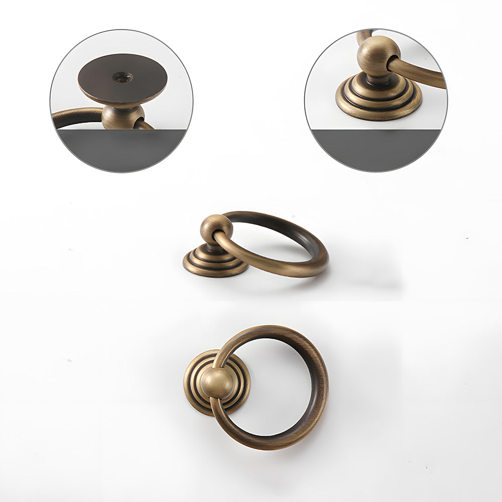 Art Deco Reeded Brass Bar Cupboard Handles, Knobs & Ring Pulls