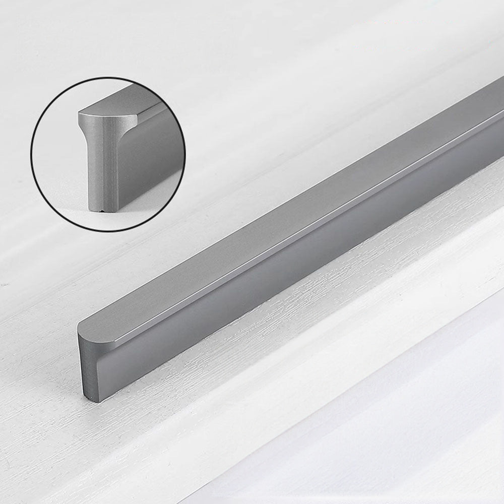 Big Aluminium Lip Pull Wardrobe and Drawer Handles