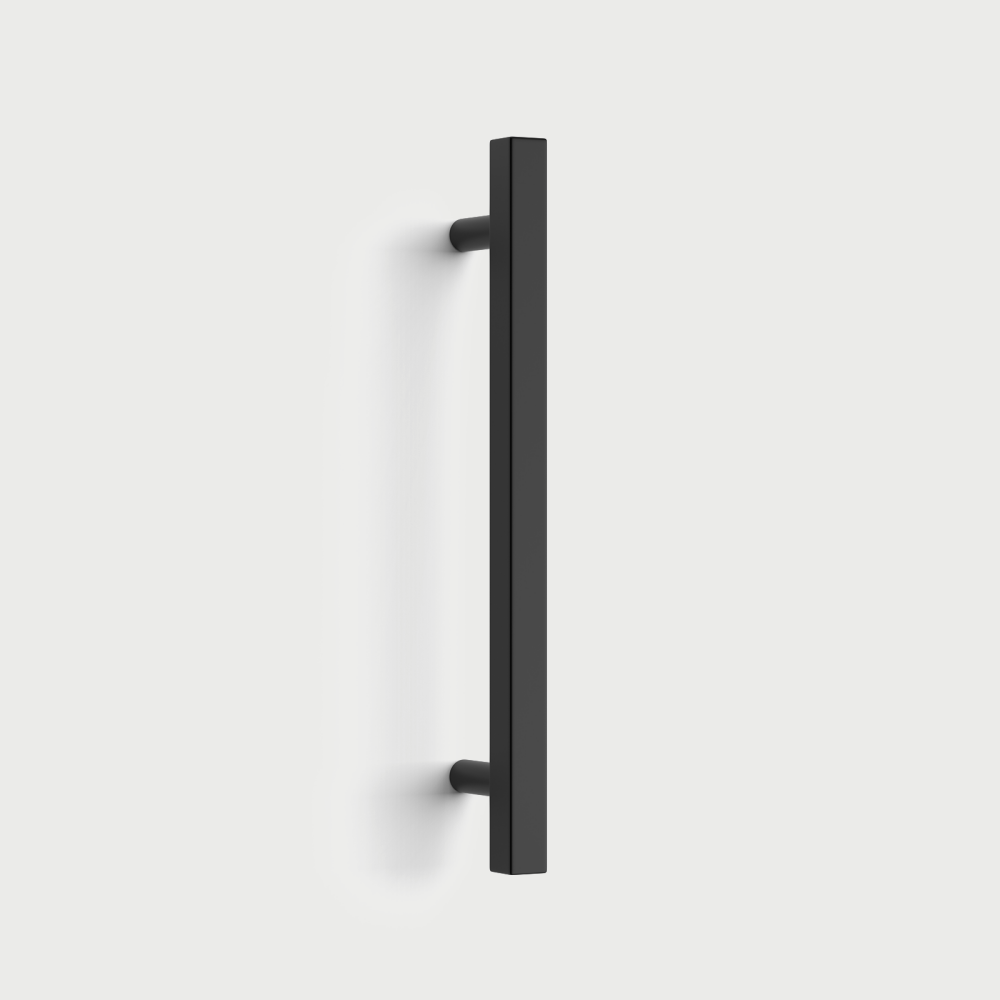 Black Square T-Bar Cupboard Handles & Knobs