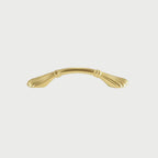Brass Shell Bow Cupboard Handles & Knobs