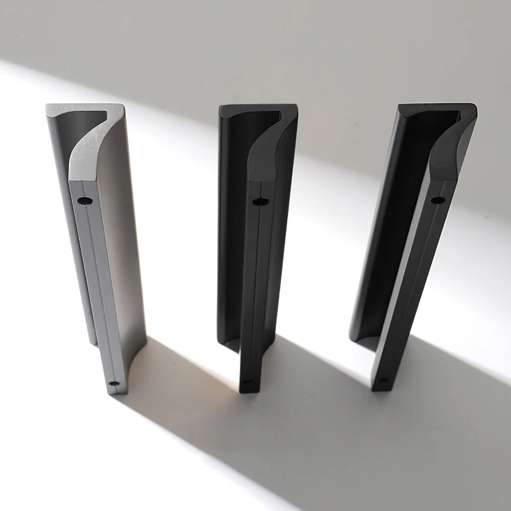 Classic Aluminium Lip Pull Cupboard Handles