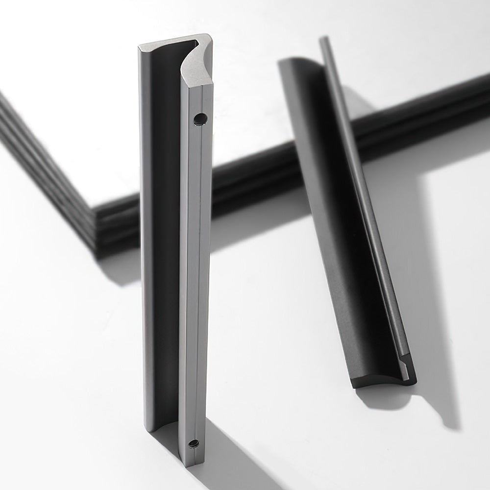 Classic Aluminium Lip Pull Cupboard Handles