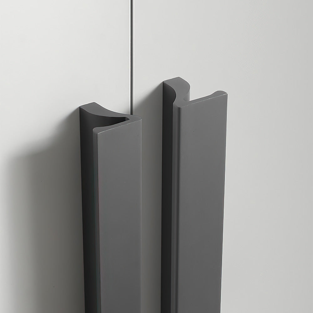 Classic Aluminium Lip Pull Cupboard Handles