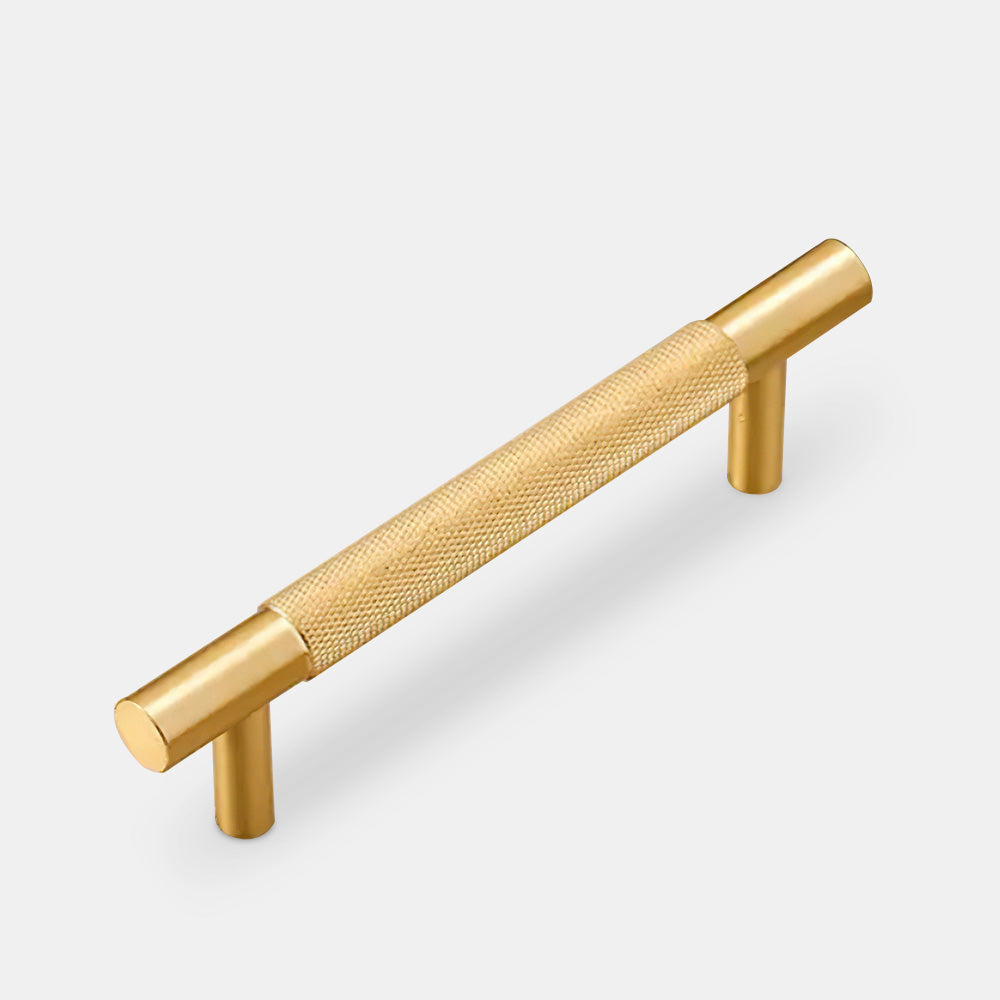 Classic Aluminium T-Bar Cupboard Handles with Knurled Grip