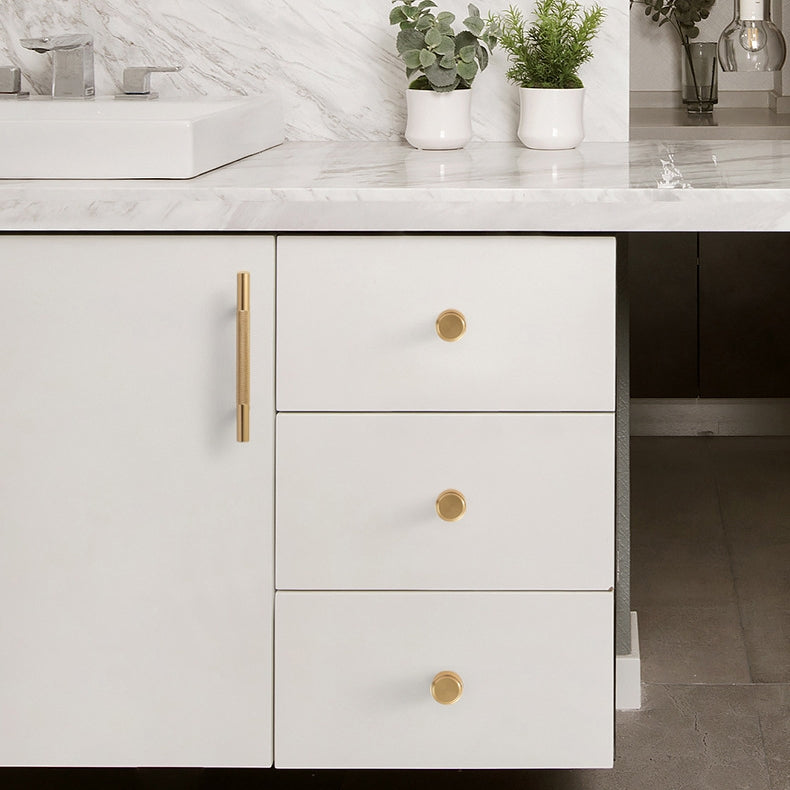 Classic Aluminium T-Bar Cupboard Handles with Knurled Grip