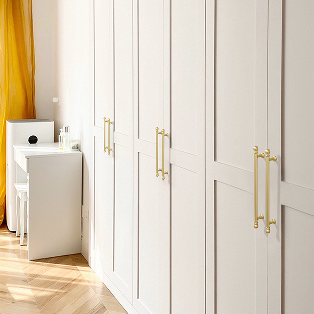 Classic Ball-End T-Bar Kitchen Cupboard Handles and Knobs