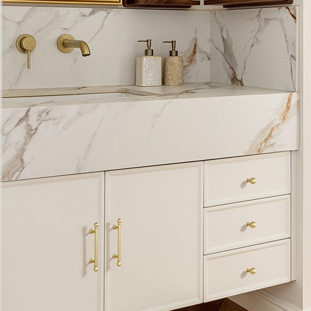 Classic Ball-End T-Bar Kitchen Cupboard Handles and Knobs