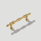 Classic Baluster Brass T-Bar Cupboard Handles
