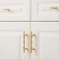Classic Baluster Brass T-Bar Cupboard Handles