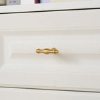 Classic Baluster Brass T-Bar Cupboard Handles