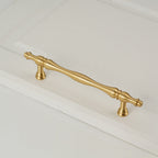 Classic Baluster Brass T-Bar Cupboard Handles