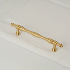 Classic Baluster Brass T-Bar Cupboard Handles