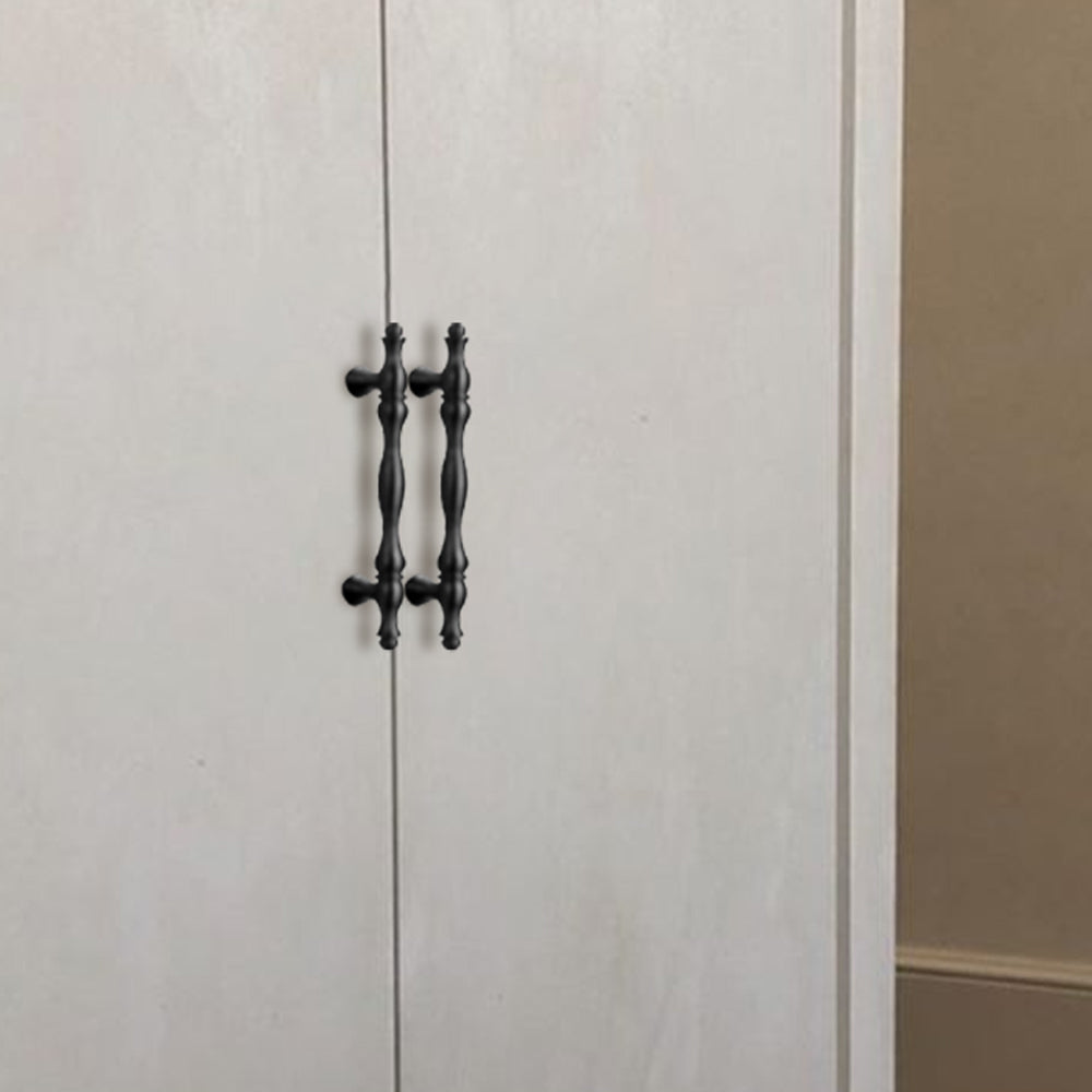 Classic Baluster Brass T-Bar Cupboard Handles