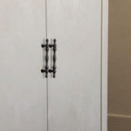 Classic Baluster Brass T-Bar Cupboard Handles