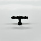 Classic Baluster Brass T-Bar Cupboard Handles
