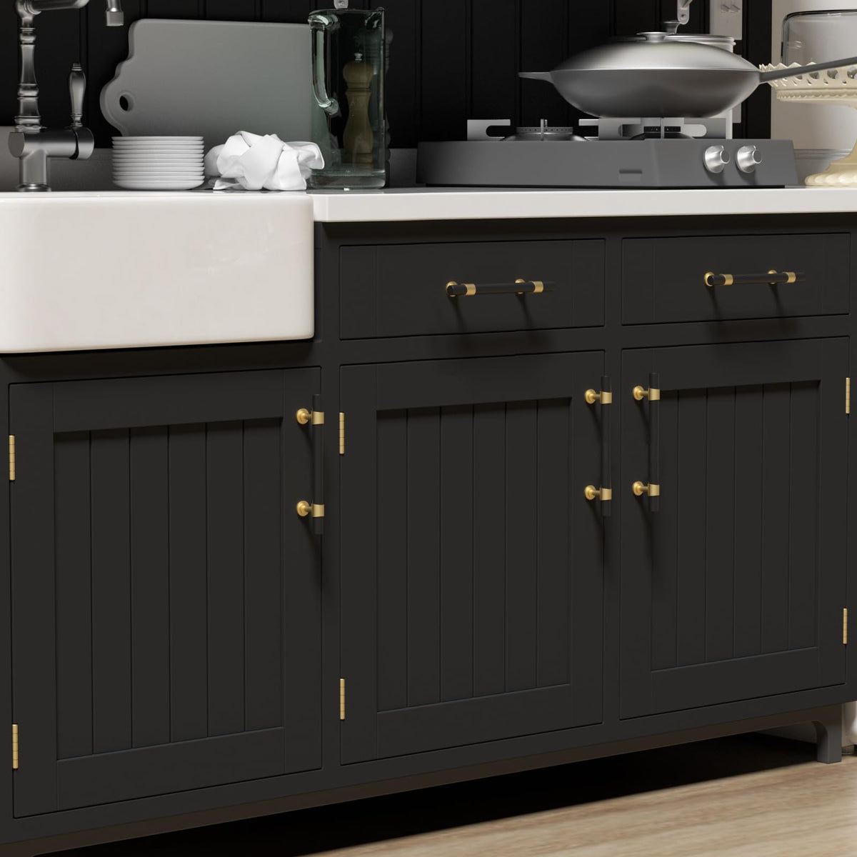 Classic Barrel T-Bar Cupboard Handles & Knobs