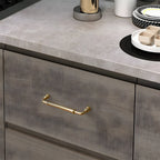 Classic Collared Bar Wardrobe Handles and Ringed Knobs