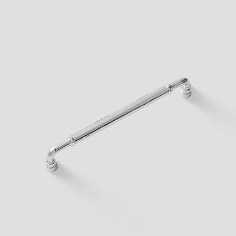 Classic Collared Bar Wardrobe Handles and Ringed Knobs