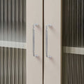 Classic Collared Bar Wardrobe Handles and Ringed Knobs