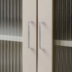 Classic Collared Bar Wardrobe Handles and Ringed Knobs