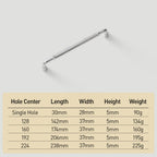 Classic Collared Bar Wardrobe Handles and Ringed Knobs