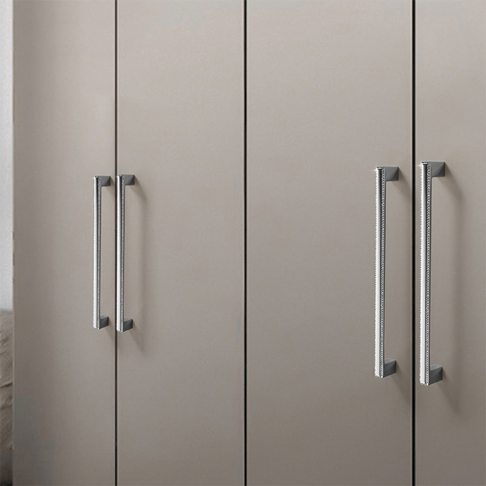 Classic Crystal-Edged D Cupboard Handles & Knobs