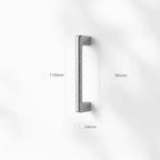 Classic Crystal-Edged D Cupboard Handles & Knobs