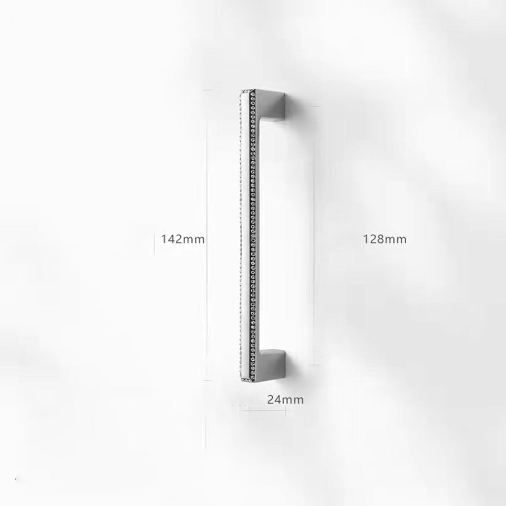 Classic Crystal-Edged D Cupboard Handles & Knobs