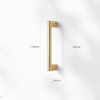 Classic Crystal-Edged D Cupboard Handles & Knobs