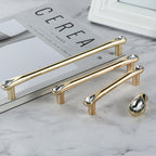 Classic Crystal-Set Bar Cupboard Handles & Knobs