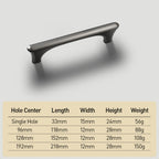 Classic Flared-End D Cupboard Handles & Knobs