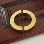 Classic Gold Semicircle Cupboard Handles