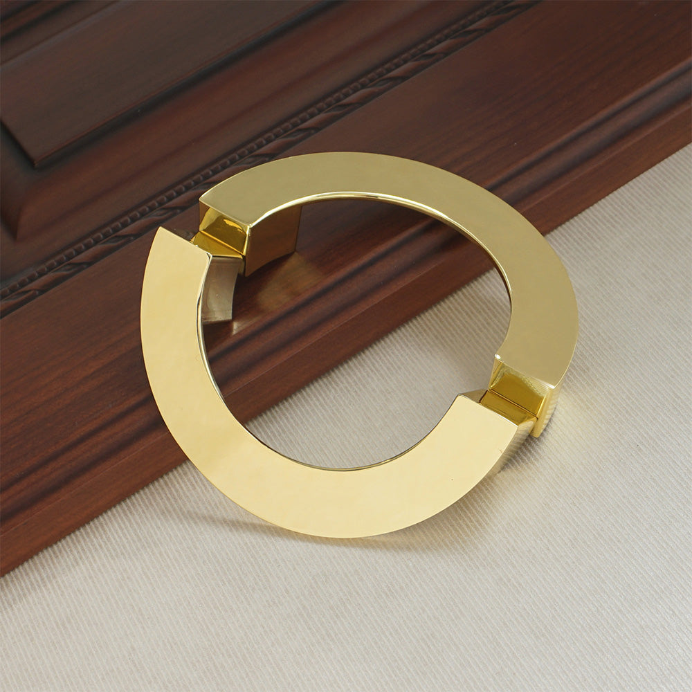 Classic Gold Semicircle Cupboard Handles