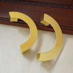Classic Gold Semicircle Cupboard Handles