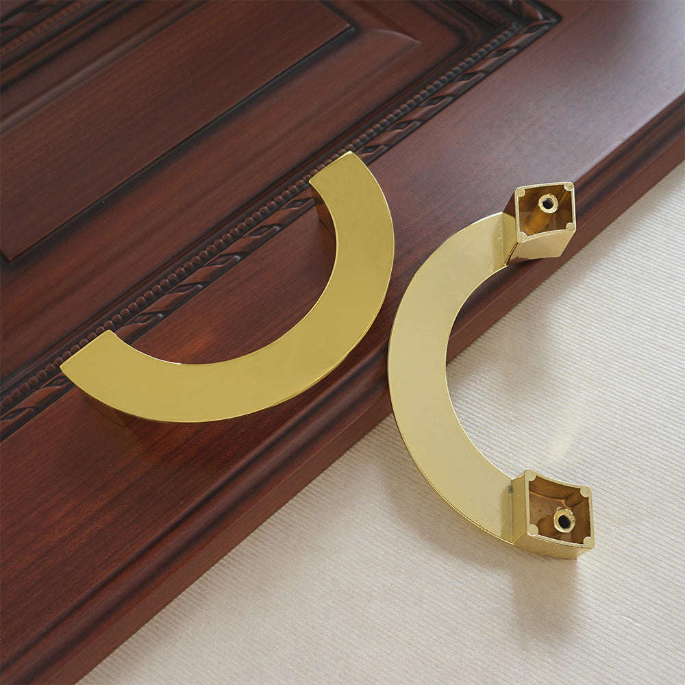 Classic Gold Semicircle Cupboard Handles