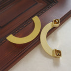 Classic Gold Semicircle Cupboard Handles