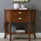 Classic Half-Moon Brass Cup Handles & Square Knobs